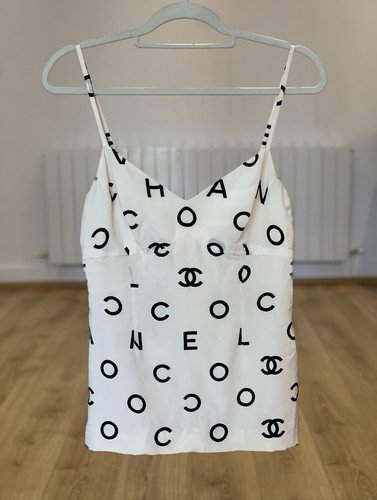 Vintage chanel silk logo - vintage,