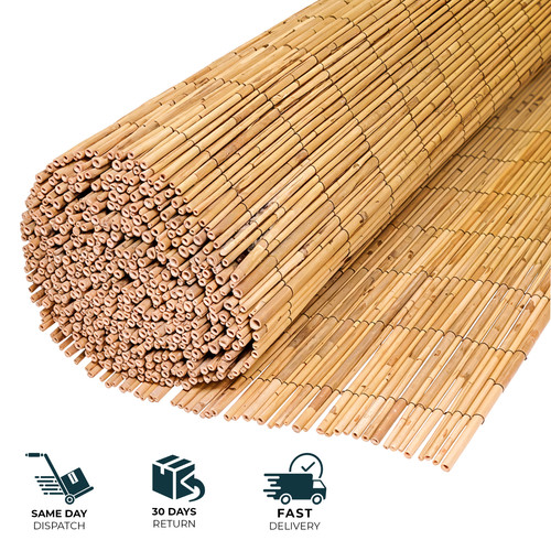 Bamboo reed fence screen roll - bamboo,