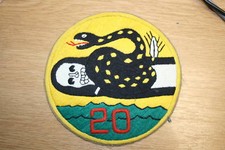 US NAVY WW2 MOTOR TORPEDO BOAT MTB SQUADRON JACKET PATCH RON 20