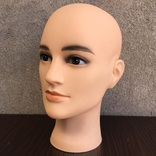 Bald manikin head - bald,