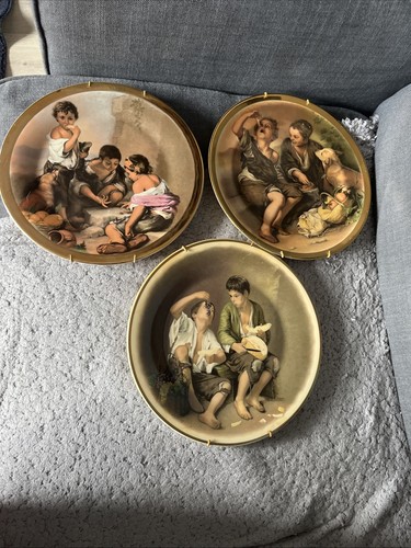 Three beggar boy plates - three,