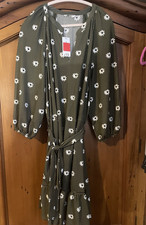 Asda George Dark Green floral