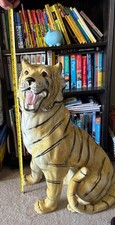 Ceramic Tiger ,  Large Floor standing Tiger 72cm high, Vintage  Tiger