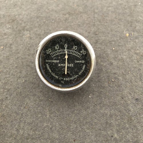 Genuine vintage lucas ammeter - vintage,