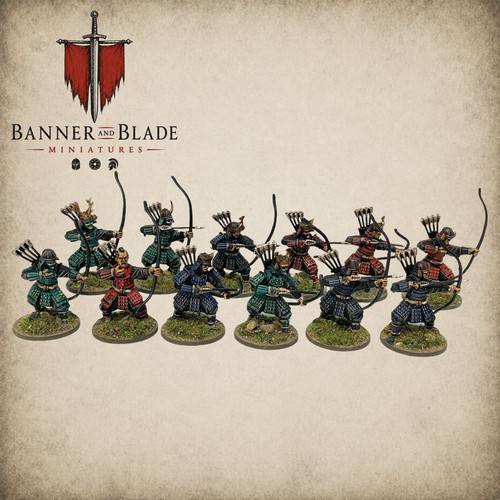 Samurai archers 28mm - samurai,