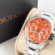 Bulova Marine Star Orange Dial