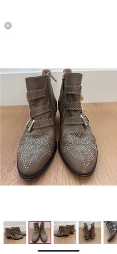 Chloe susanna taupe - taupe, leather