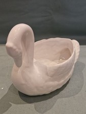 White Ceramic Decorative Swan