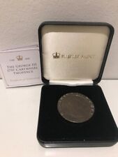 George 111 1797 cartwheel twopence coin. boxed and COA