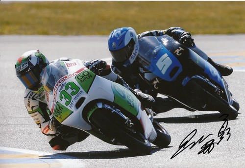 Enea bastianini hand signed - hand,