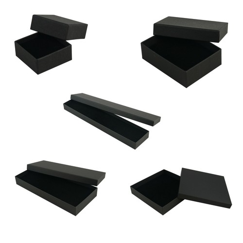 Matt black flocked insert - matt,