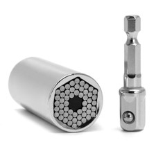 Domira Universal Socket Set | 1/4"-3/4" | Includes Wrench Adapter | DIY | Car