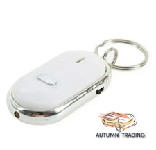 Whistle Key Finder Flashing Beeping Remote Lost Keyfinder Locator Keyring White