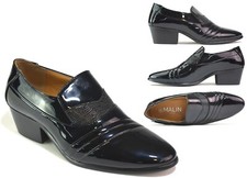 Mens Black Patent Shoes Gents