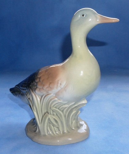 Porcelain duck figurine - figurine,