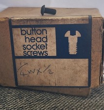 Whitworth ALLEN BUTTON HEAD STEEL  BOLT 1/4 diameter x10