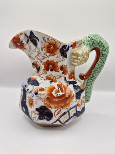 Ironstone pitcher jug - ironstone,