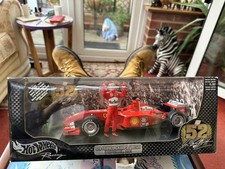 Hot Wheels Ferrari F2001 Michael Schumacher Spa 52 Wins Collectible Car