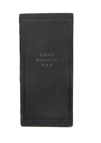 Vintage ohio railway map - ohio,