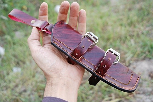 Hand made pure leather - made,