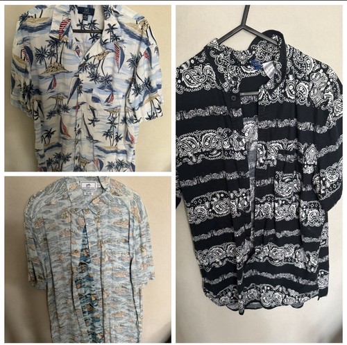 Mens hawaiian shirts bundle - shirts,