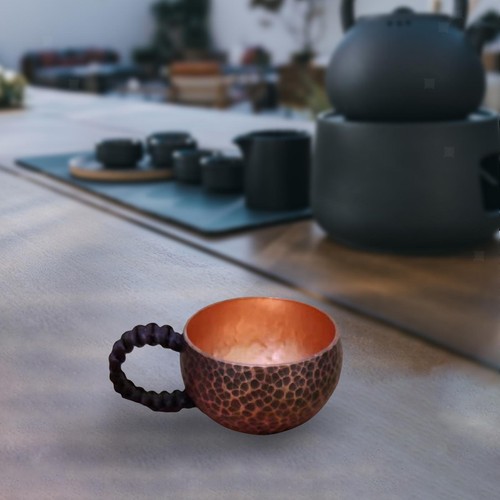 Chinese copper tea - copper, water