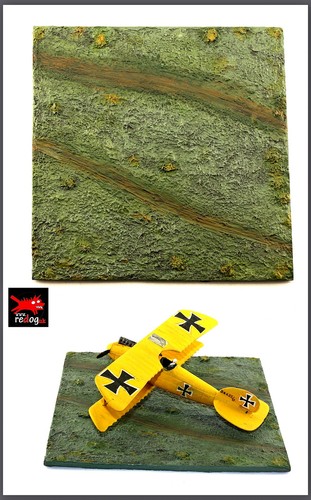 Redog wwi diorama display - wwi,