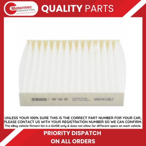 Bosch pollen filter for - bosch,