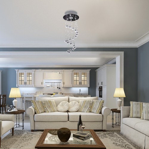 Crystal ceiling light - crystal,