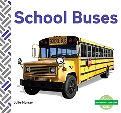 School buses library binding - buses,