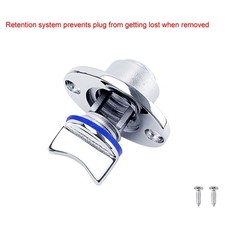 1inch Stainless Steel 316 Boat Garboard Transom Hull Plug Socket Bung