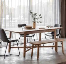 Kingham Solid Oak 8 Seater Extending Dining Table 150-200cm