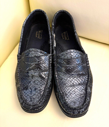 Weejuns women black snake - weejuns, women’s