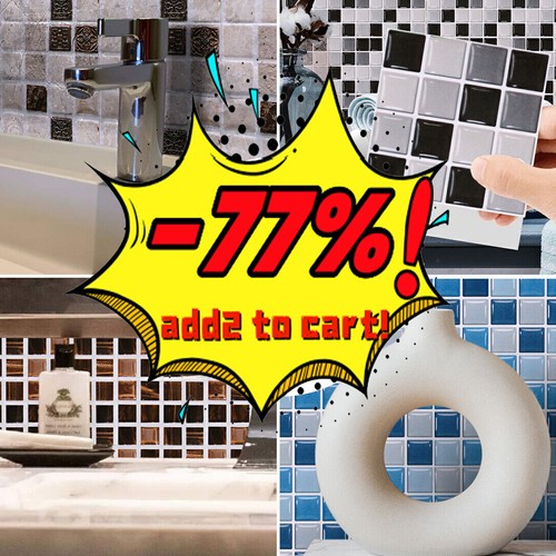 10pcs mosaic tile stickers - mosaic,