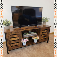 Industrial TV Stand Wood