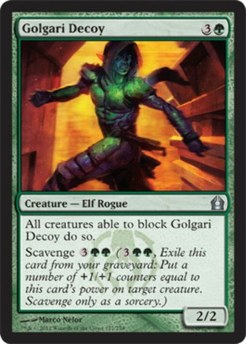 Golgari decoy return - decoy, to