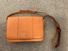Pollini tan leather handbag 