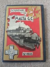 Souvenir Of Malta 32 Views Book Vintage