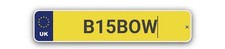 PRIVATE LICENCE PLATE B15BOW
