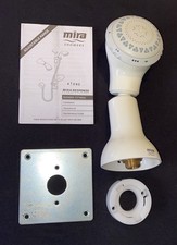 Mira Response BIR Shower Head WHITE - VERY RARE - May Have Blemishes NO SCREWS