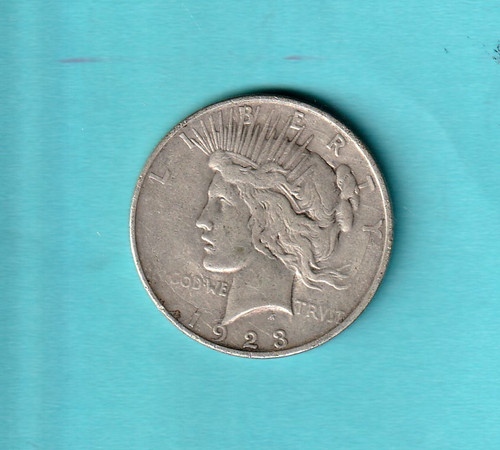 Usa peace dollar 1923d - usa,