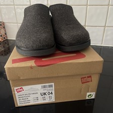 Fitflop Gen-FF Grey Felt Mules, Size 4