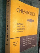 1962-1971 CHEVROLET BODY PARTS