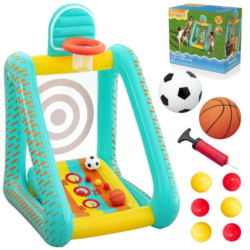 Inflatable garden game 3in1