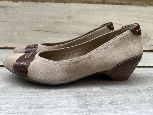 Womens clarks soft taupe suede - clarks,