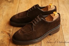 PRADA Brown Suede Derby shoes