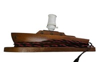 Vintage wooden yacht - vintage, lamp