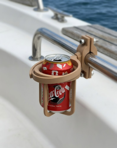 Boat railing gimbal - railing,