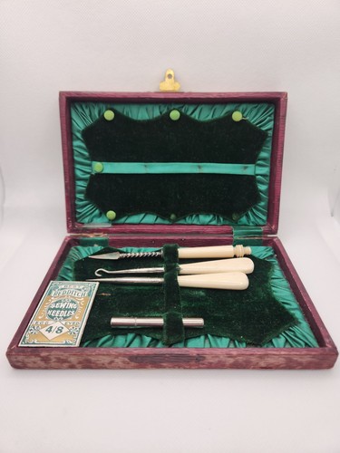 Antique sewing kit - kit, best