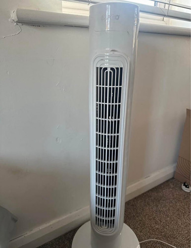 Pifco white oscillating tower - oscillating,